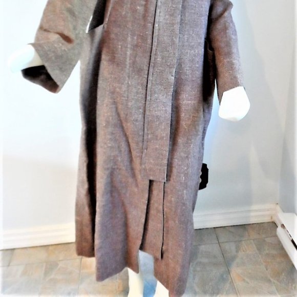 EVELYNE BRANDT LUXURY COAT 100% VIRGIN WOOL LINING NEW - Picture 3 of 8